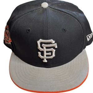 New Era San Francisco Giants  Black,Orange and Gray snap back hat